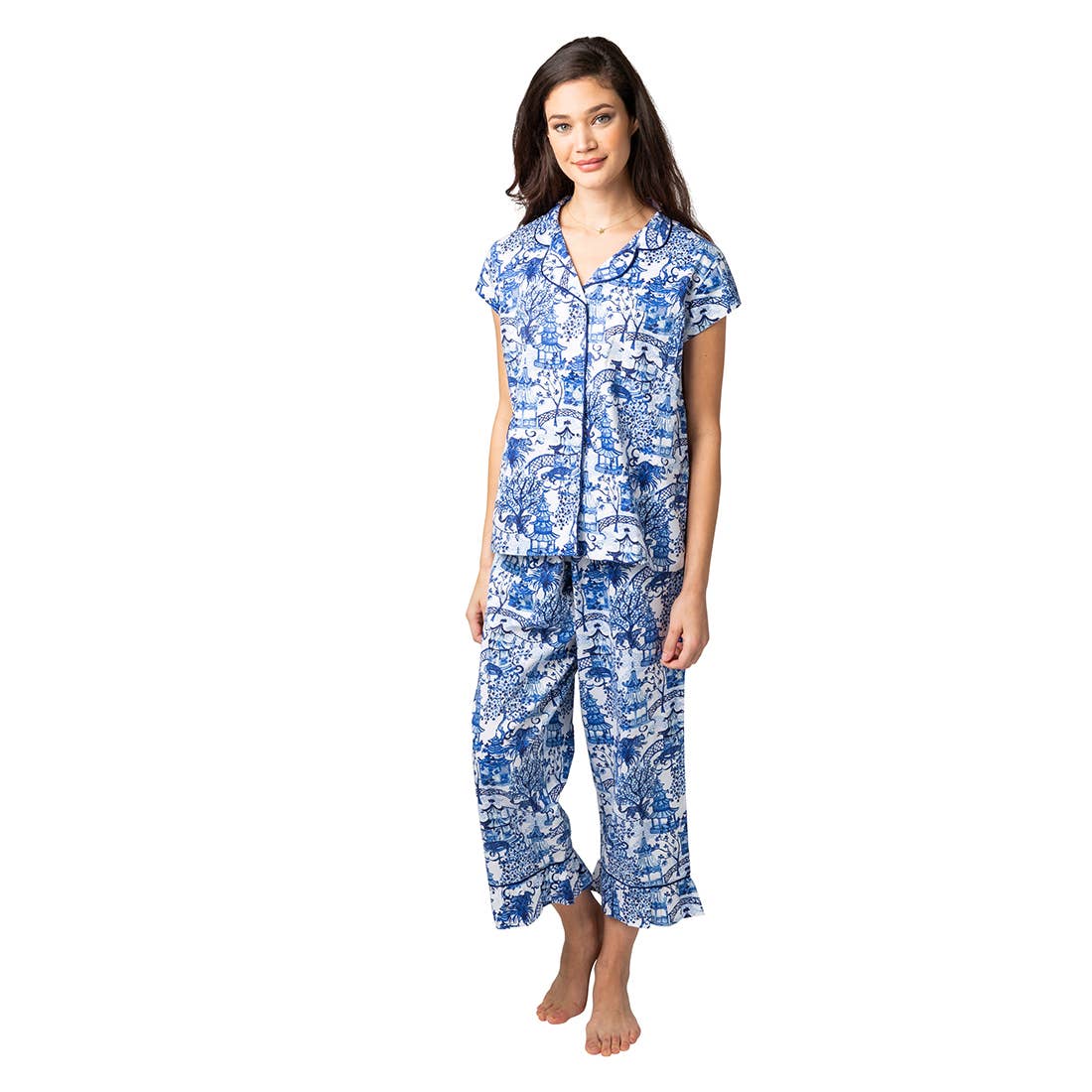 Capri Pajama Set - Garden Party – Whatsoever Things