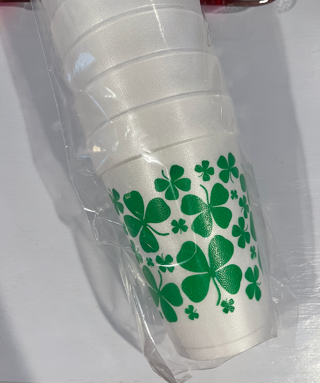 Design Your Own St. Patrick's Day Styrofoam Cups