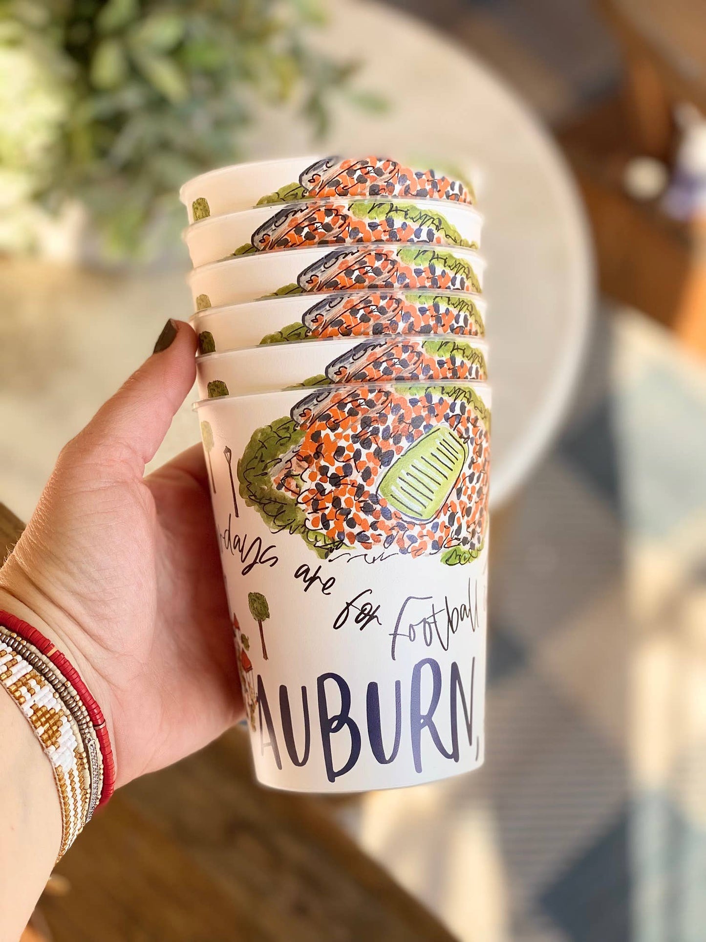 Auburn Reusable Party Cups