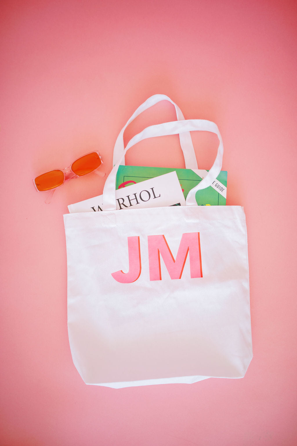 White Canvas Tote