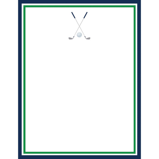 4.25 x 5.5 Golf Clubs Notepad