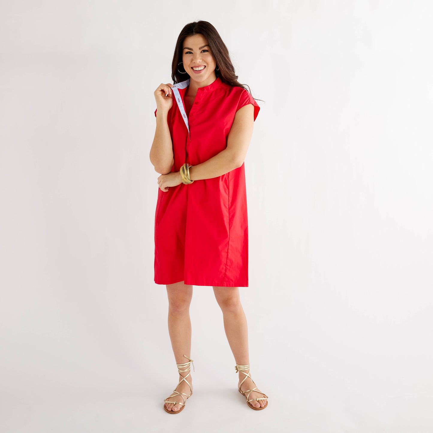 Red Seaside Dress