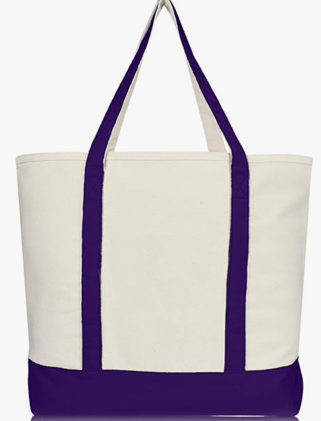 Large Canvas Tote