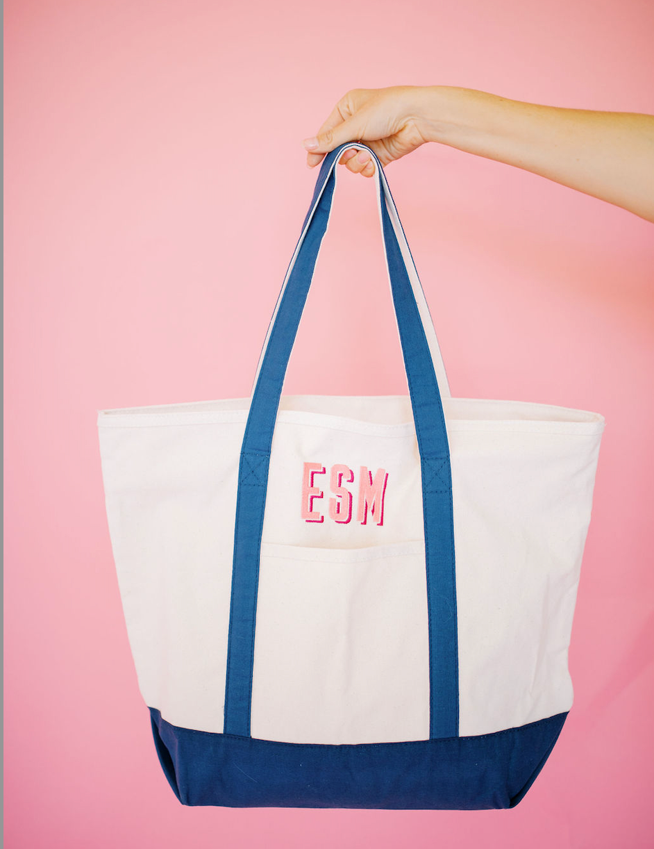 Large Canvas Tote