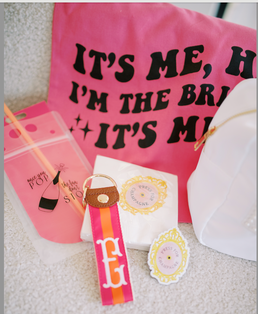 Bride Tote Bag - It's me, Hi I'm the Bride, it's me!