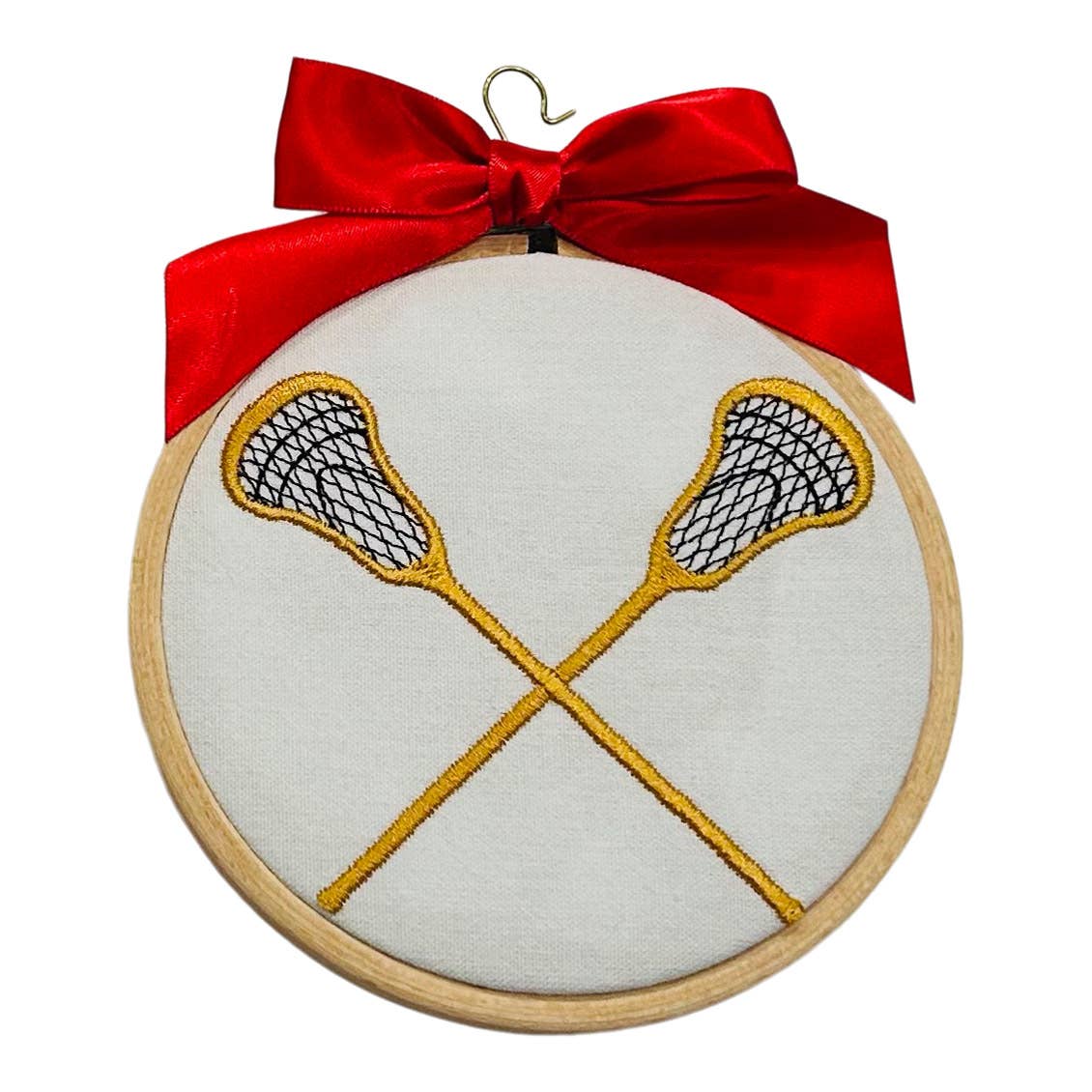 Ornament - Crossed Lacrosse Sticks