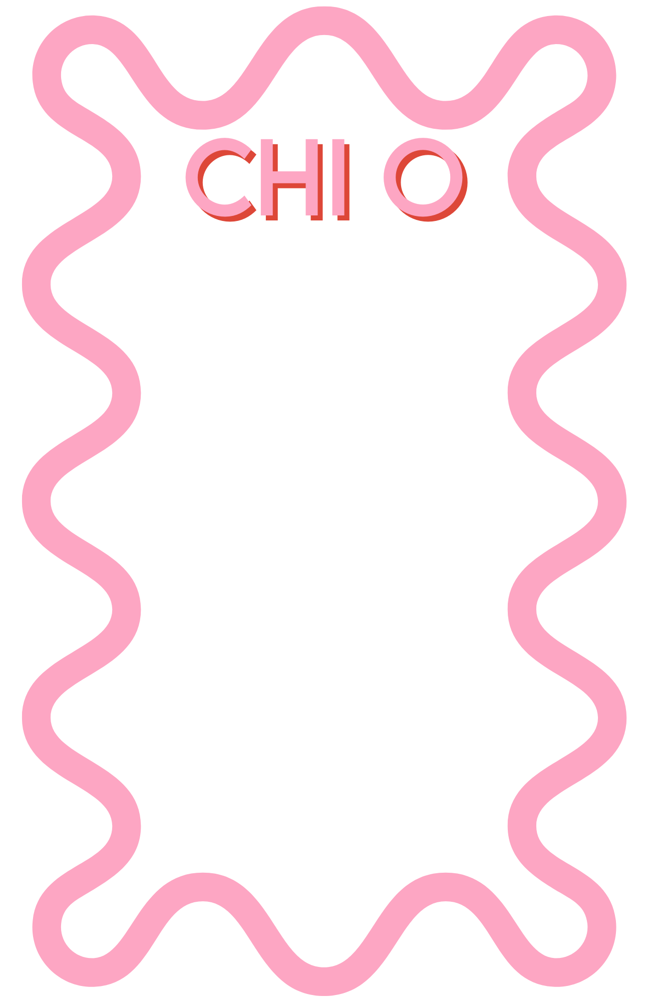 Sorority Squiggle Notepad